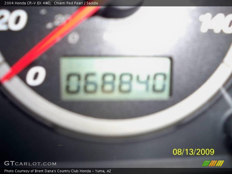Chianti Red Pearl / Saddle 2004 Honda CR-V EX 4WD