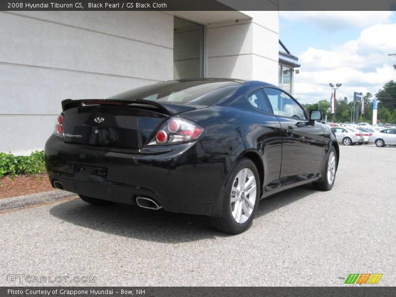 Black Pearl / GS Black Cloth 2008 Hyundai Tiburon GS