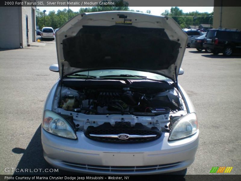 Silver Frost Metallic / Medium Graphite 2003 Ford Taurus SES