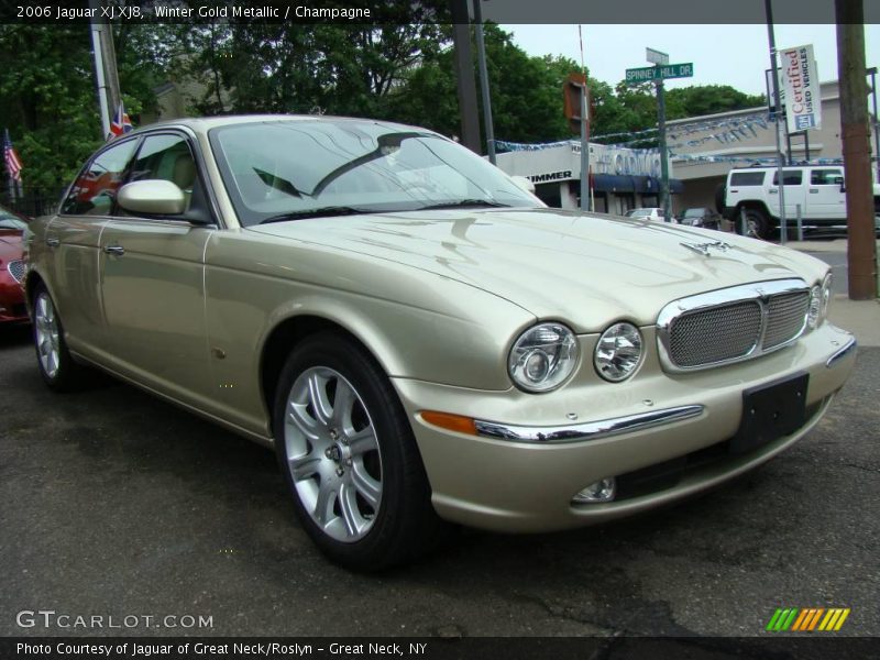 Winter Gold Metallic / Champagne 2006 Jaguar XJ XJ8