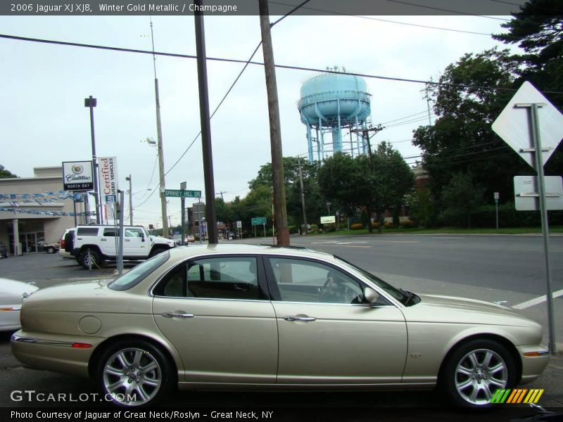 Winter Gold Metallic / Champagne 2006 Jaguar XJ XJ8