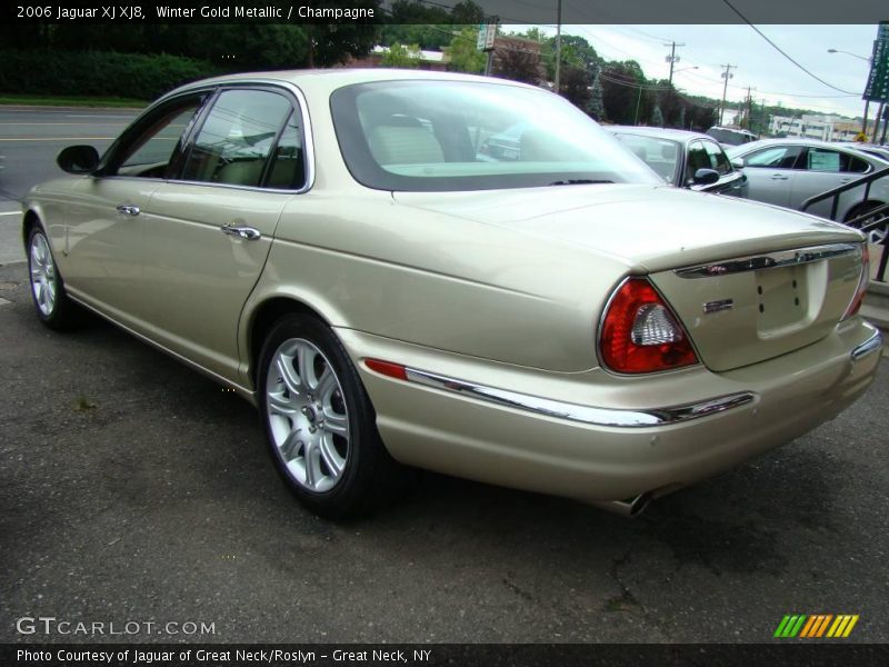 Winter Gold Metallic / Champagne 2006 Jaguar XJ XJ8