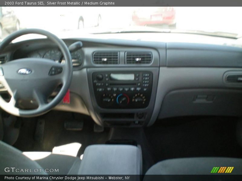 Silver Frost Metallic / Medium Graphite 2003 Ford Taurus SES
