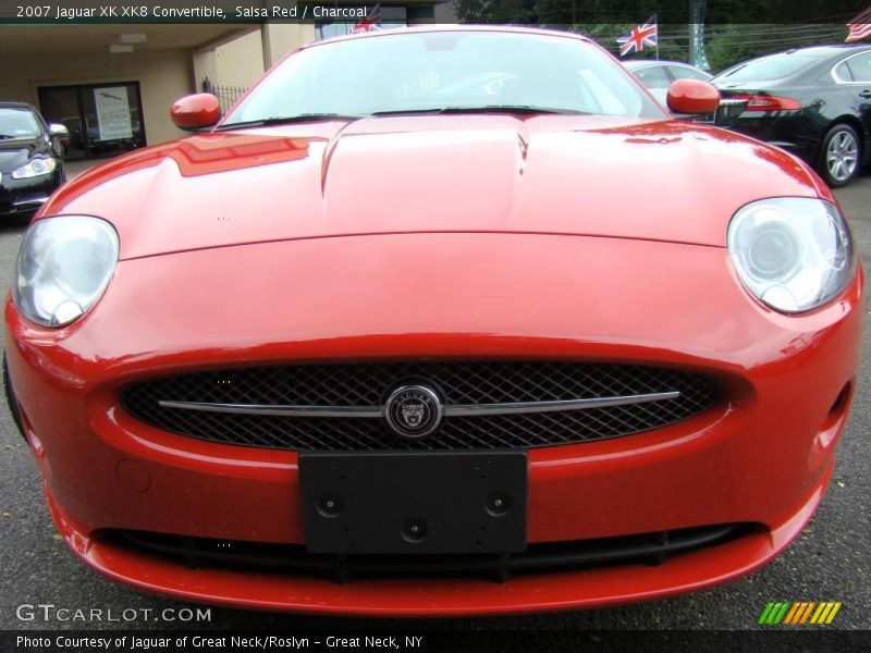 Salsa Red / Charcoal 2007 Jaguar XK XK8 Convertible