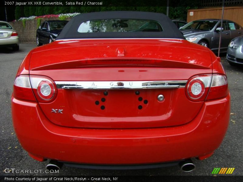 Salsa Red / Charcoal 2007 Jaguar XK XK8 Convertible