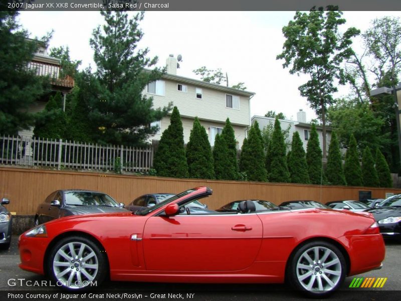 Salsa Red / Charcoal 2007 Jaguar XK XK8 Convertible