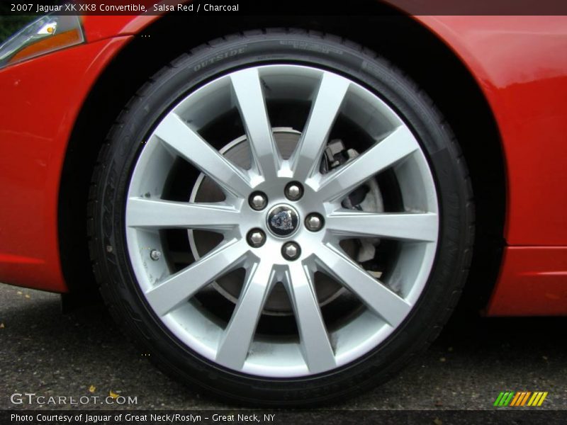 Salsa Red / Charcoal 2007 Jaguar XK XK8 Convertible