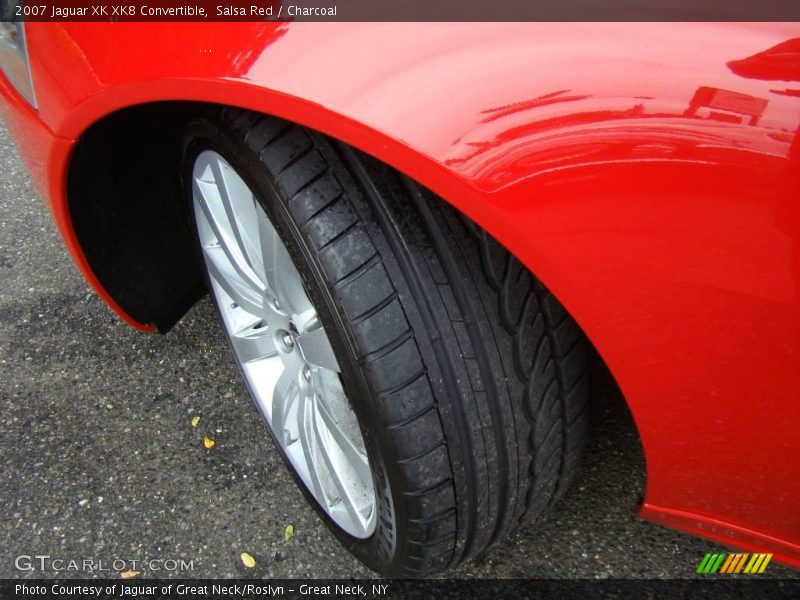 Salsa Red / Charcoal 2007 Jaguar XK XK8 Convertible