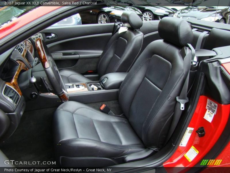 Salsa Red / Charcoal 2007 Jaguar XK XK8 Convertible
