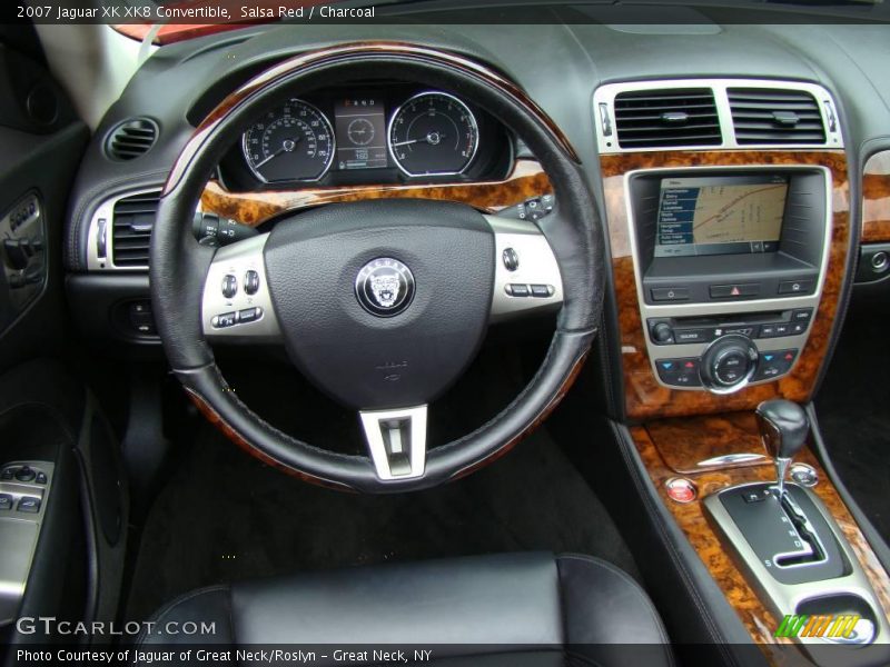 Salsa Red / Charcoal 2007 Jaguar XK XK8 Convertible