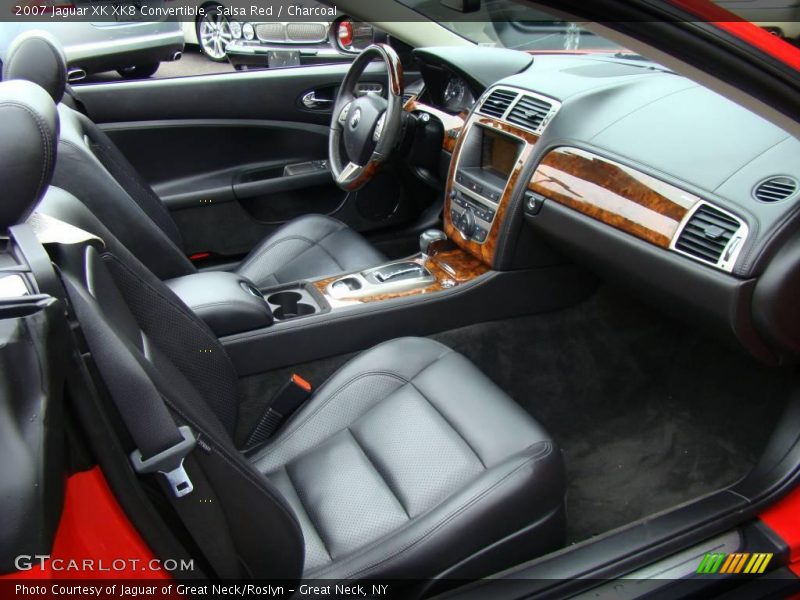 Salsa Red / Charcoal 2007 Jaguar XK XK8 Convertible