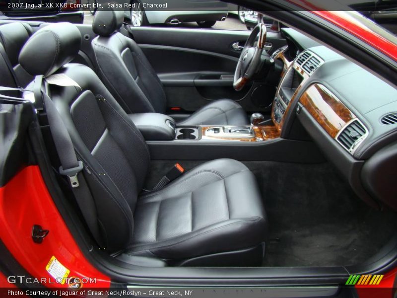 Salsa Red / Charcoal 2007 Jaguar XK XK8 Convertible