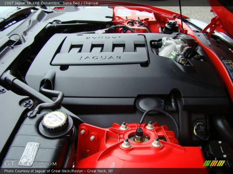 Salsa Red / Charcoal 2007 Jaguar XK XK8 Convertible