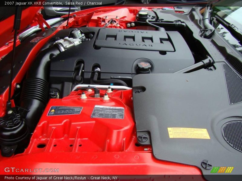 Salsa Red / Charcoal 2007 Jaguar XK XK8 Convertible