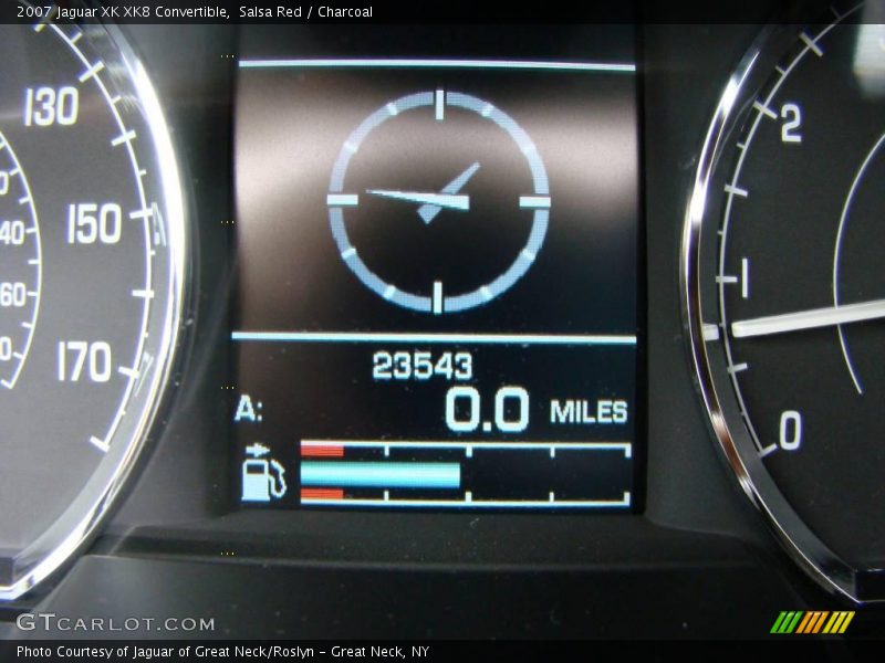 Salsa Red / Charcoal 2007 Jaguar XK XK8 Convertible