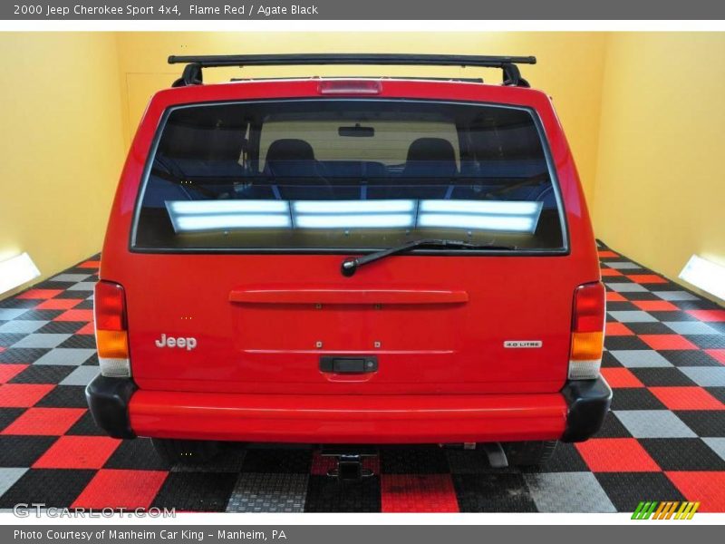 Flame Red / Agate Black 2000 Jeep Cherokee Sport 4x4