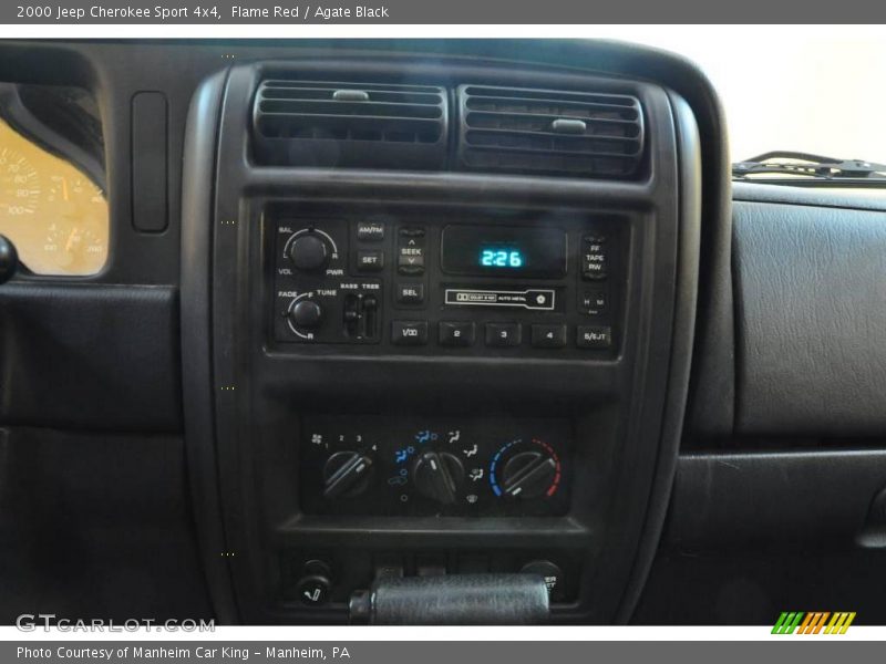 Flame Red / Agate Black 2000 Jeep Cherokee Sport 4x4