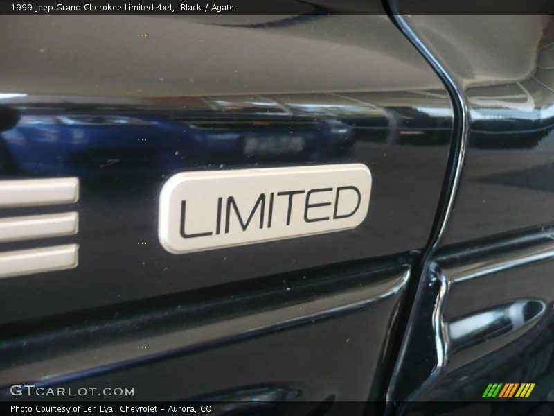 Black / Agate 1999 Jeep Grand Cherokee Limited 4x4