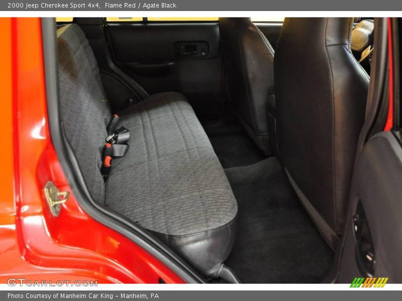Flame Red / Agate Black 2000 Jeep Cherokee Sport 4x4