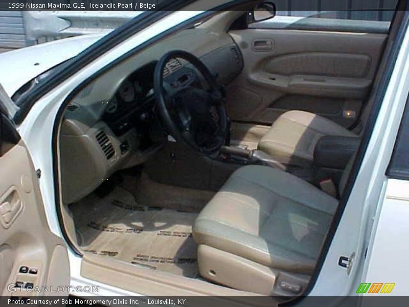 Icelandic Pearl / Beige 1999 Nissan Maxima GLE