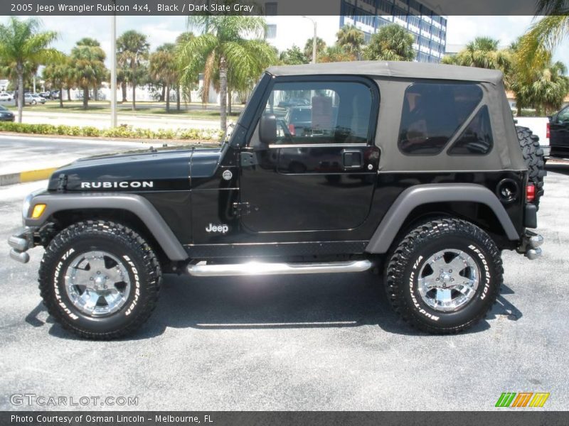 Black / Dark Slate Gray 2005 Jeep Wrangler Rubicon 4x4