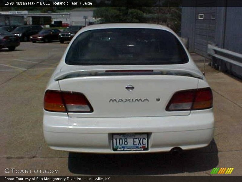 Icelandic Pearl / Beige 1999 Nissan Maxima GLE