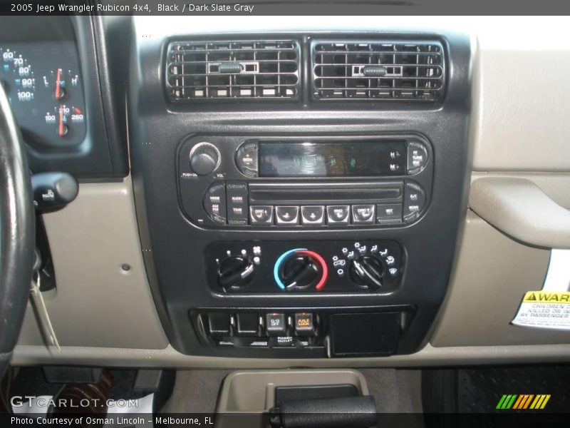 Black / Dark Slate Gray 2005 Jeep Wrangler Rubicon 4x4