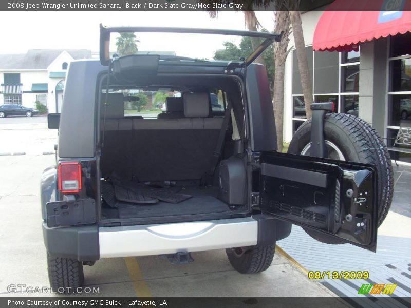 Black / Dark Slate Gray/Med Slate Gray 2008 Jeep Wrangler Unlimited Sahara