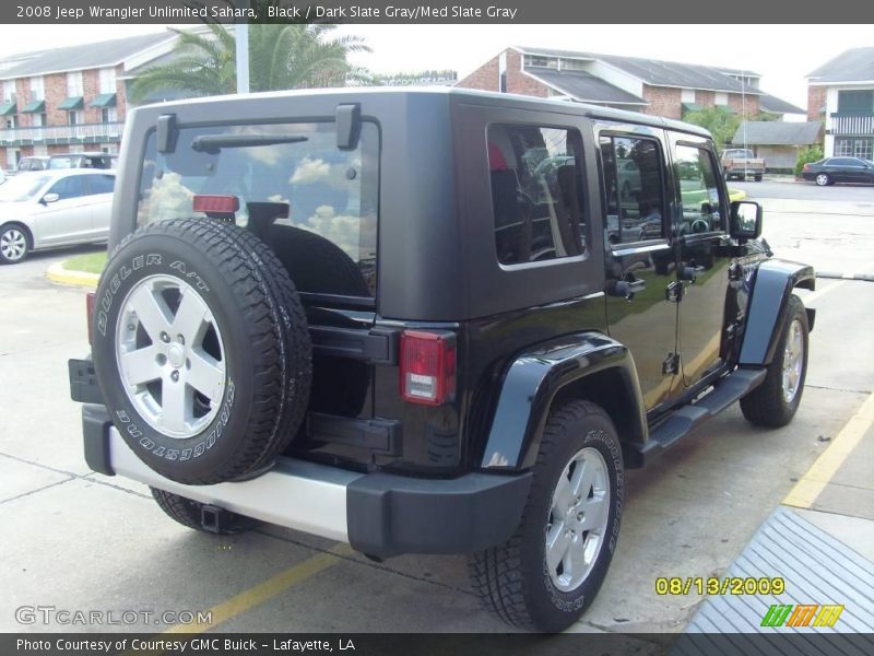 Black / Dark Slate Gray/Med Slate Gray 2008 Jeep Wrangler Unlimited Sahara