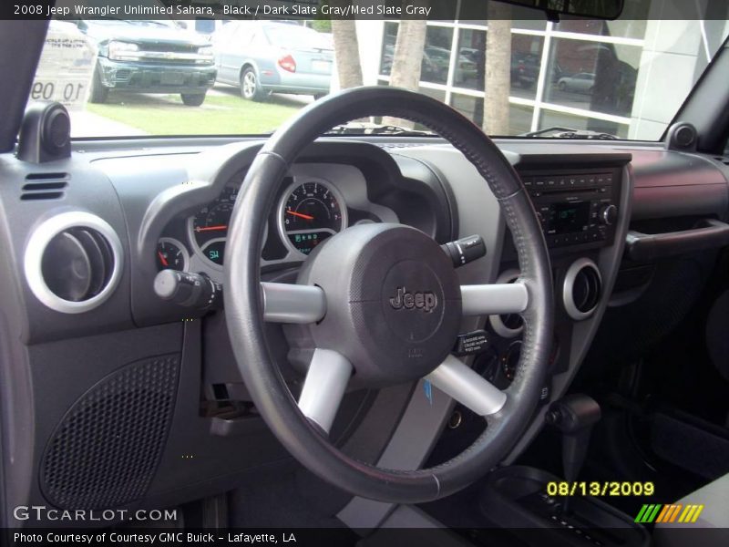 Black / Dark Slate Gray/Med Slate Gray 2008 Jeep Wrangler Unlimited Sahara