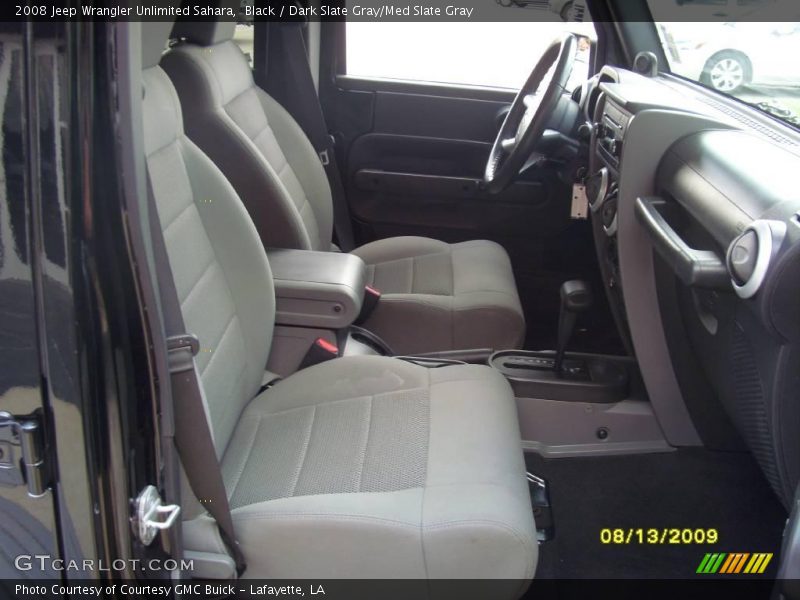Black / Dark Slate Gray/Med Slate Gray 2008 Jeep Wrangler Unlimited Sahara
