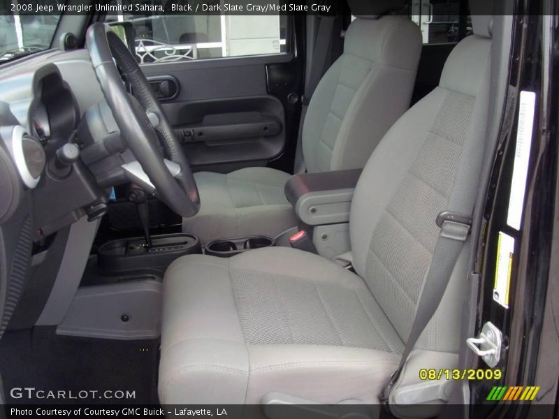 Black / Dark Slate Gray/Med Slate Gray 2008 Jeep Wrangler Unlimited Sahara