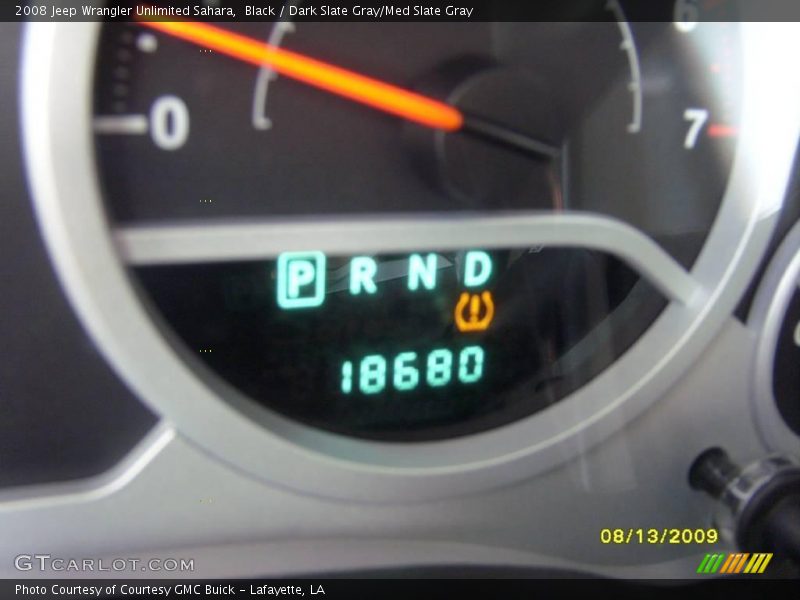 Black / Dark Slate Gray/Med Slate Gray 2008 Jeep Wrangler Unlimited Sahara