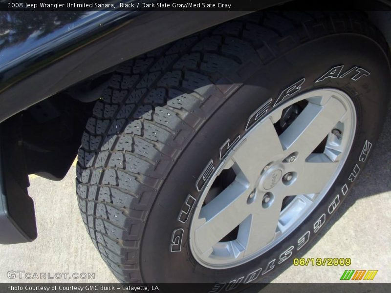Black / Dark Slate Gray/Med Slate Gray 2008 Jeep Wrangler Unlimited Sahara