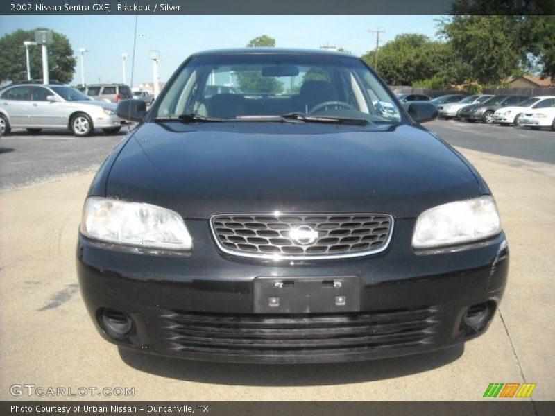 Blackout / Silver 2002 Nissan Sentra GXE