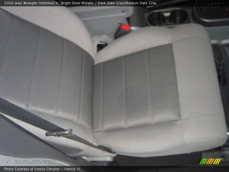 Bright Silver Metallic / Dark Slate Gray/Medium Slate Gray 2009 Jeep Wrangler Unlimited X