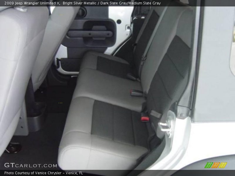 Bright Silver Metallic / Dark Slate Gray/Medium Slate Gray 2009 Jeep Wrangler Unlimited X