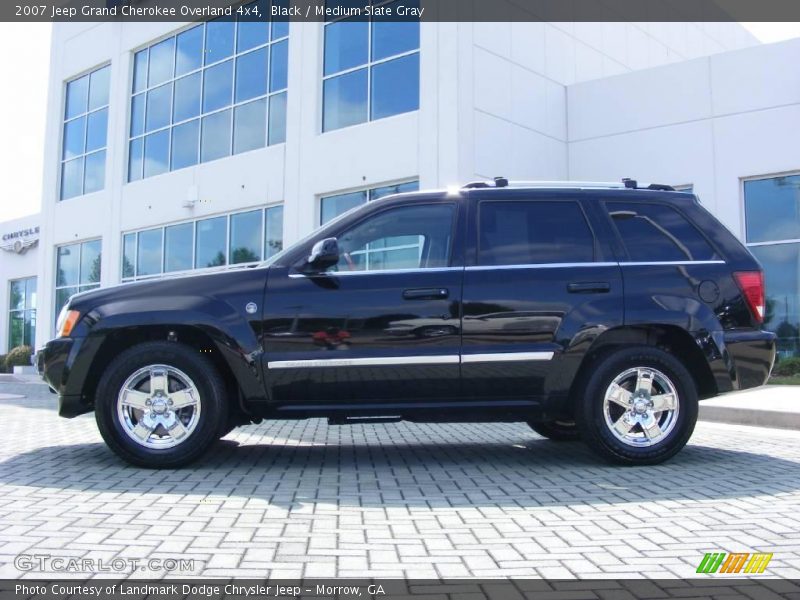 Black / Medium Slate Gray 2007 Jeep Grand Cherokee Overland 4x4