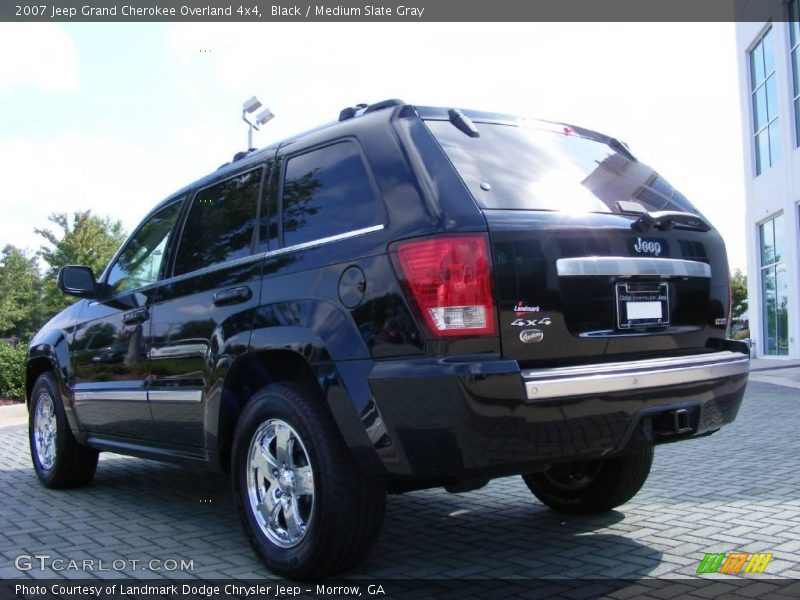 Black / Medium Slate Gray 2007 Jeep Grand Cherokee Overland 4x4