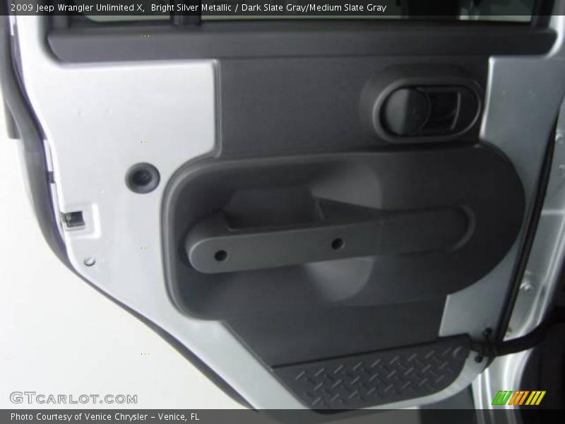 Bright Silver Metallic / Dark Slate Gray/Medium Slate Gray 2009 Jeep Wrangler Unlimited X