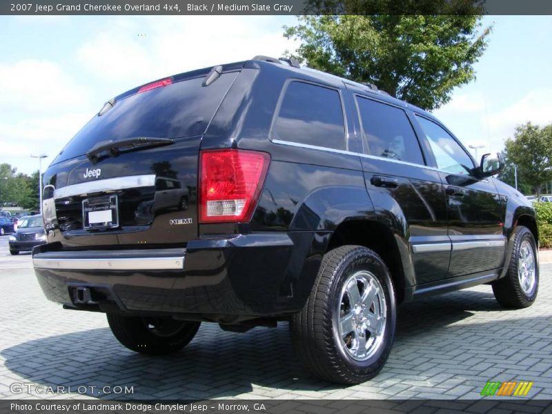 Black / Medium Slate Gray 2007 Jeep Grand Cherokee Overland 4x4