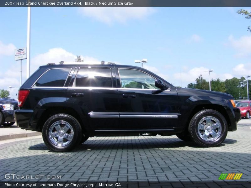 Black / Medium Slate Gray 2007 Jeep Grand Cherokee Overland 4x4