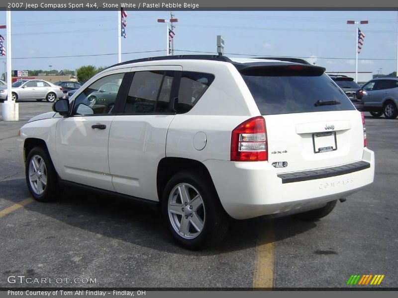 Stone White / Pastel Pebble Beige 2007 Jeep Compass Sport 4x4