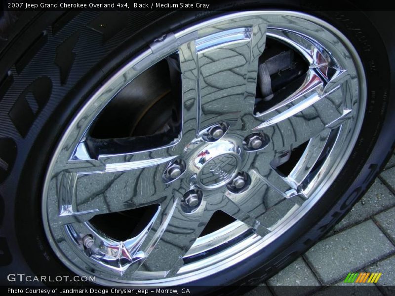 Black / Medium Slate Gray 2007 Jeep Grand Cherokee Overland 4x4