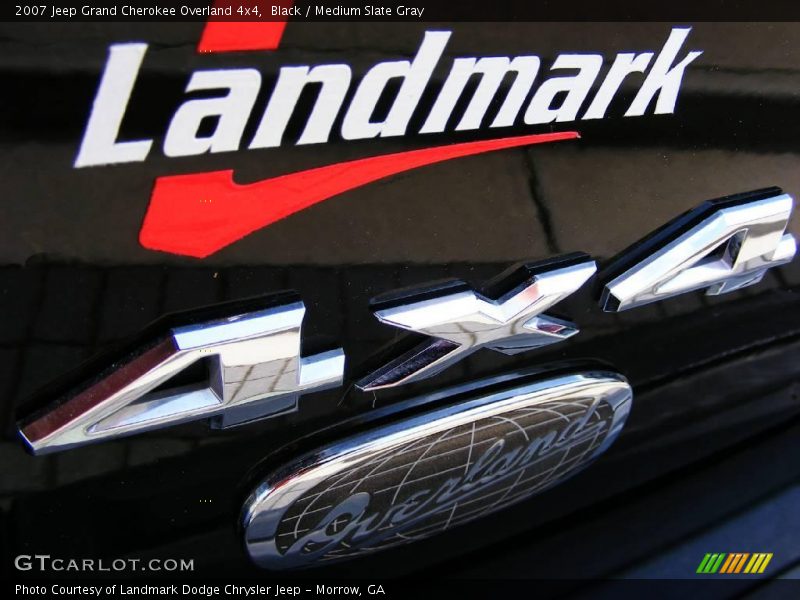 Black / Medium Slate Gray 2007 Jeep Grand Cherokee Overland 4x4