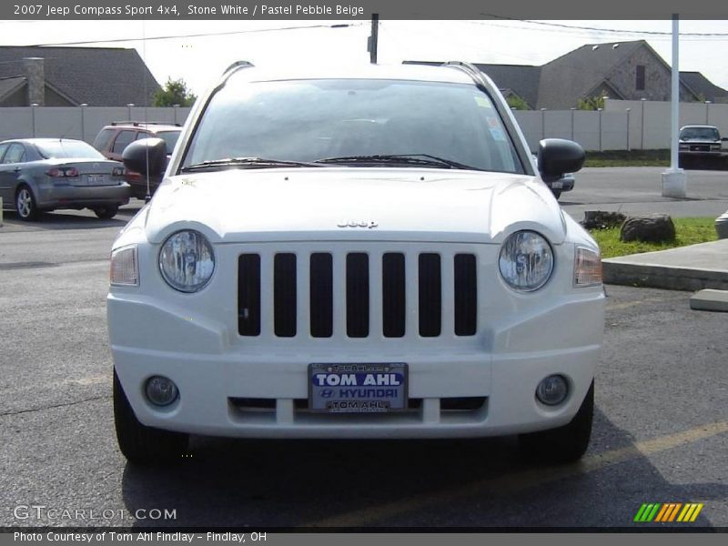 Stone White / Pastel Pebble Beige 2007 Jeep Compass Sport 4x4