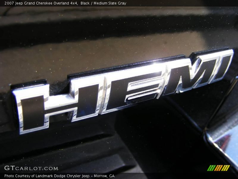 Black / Medium Slate Gray 2007 Jeep Grand Cherokee Overland 4x4