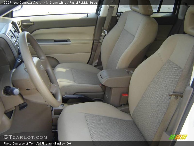 Stone White / Pastel Pebble Beige 2007 Jeep Compass Sport 4x4