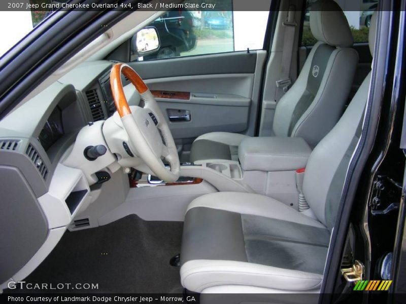 Black / Medium Slate Gray 2007 Jeep Grand Cherokee Overland 4x4