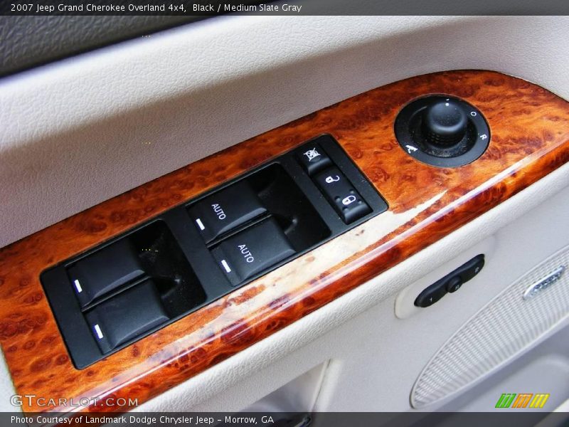 Black / Medium Slate Gray 2007 Jeep Grand Cherokee Overland 4x4